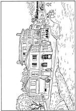 coloring page Vincent van Gogh